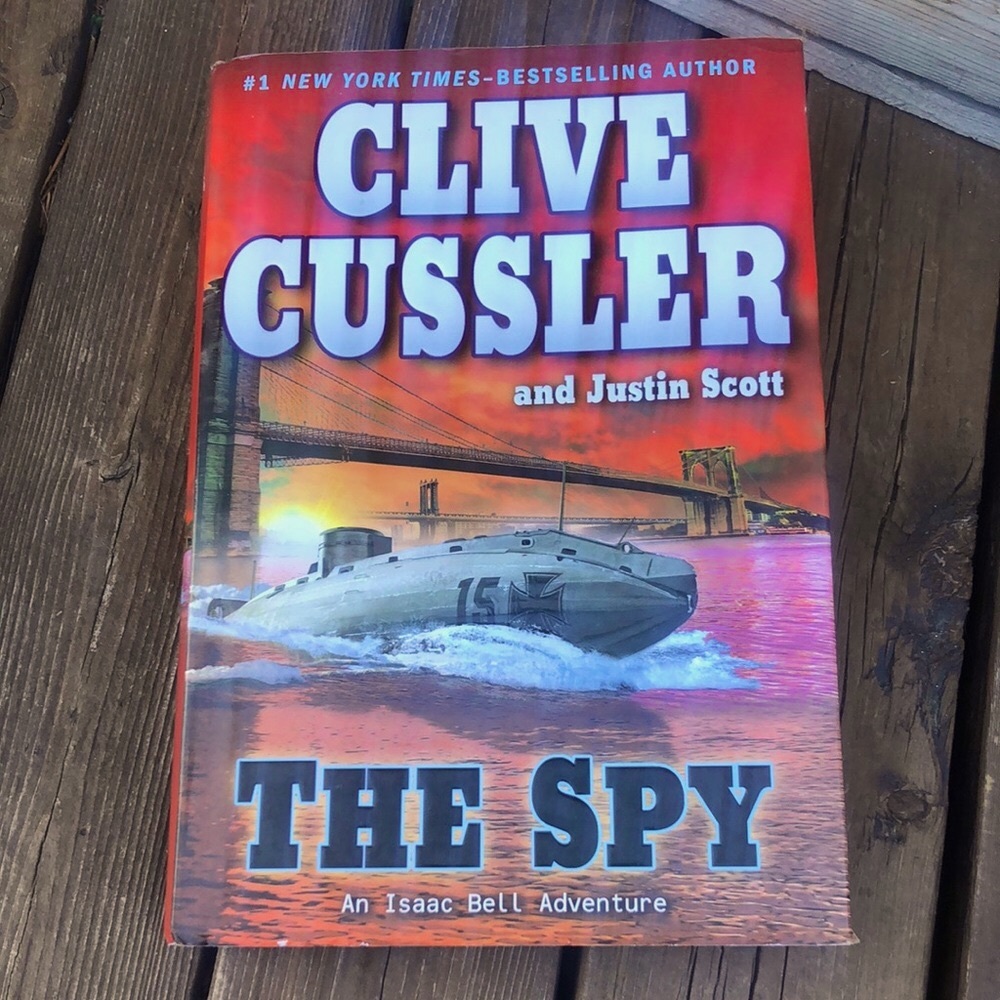 The Spy by Clive Cussler Hardcover Book